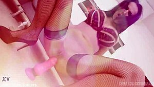 Masked Jolee Love Takes 4 BBCs Balls Deep Anal DAP Gapes