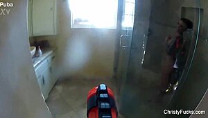 Christy Mack, your big tits ass shining wet in shower fun?