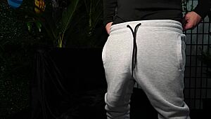 you won't believe this huge cock exploding cum in condom then self-sucking it??