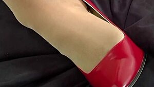 imagine maxine x's stockings ripped aside as her wet pussy drips from vibrator-clit play and squirting orgasms