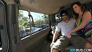 Sara Jay's Huge Ass Pounded Mercilessly on 305 Bus