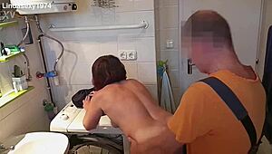 i feel so horny gettin fucked deep by hungarian repairman my sexy mature chubby wife huge natural tits lingerie ass!