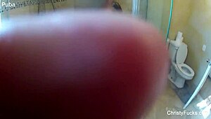 Christy Mack, your big tits ass shining wet in shower fun?