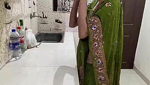 whoa indian stepmom deepthroats stepson doggystyle in kitchen dirty desi audio 🔥🍽️