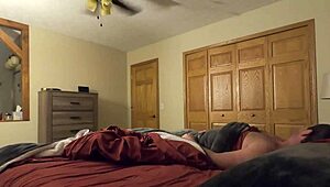 Daddy's little stepdaughter sneaks in bedroom craving taboo doggystyle creampie