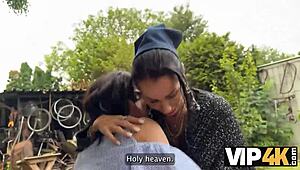 Ever Wondered How A Rich Hunter Picks Up And Fucks Shaved Czech Gypsy In Abandoned House?