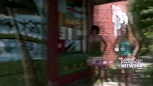 You won't believe how I got busted flashing my tits on university campus