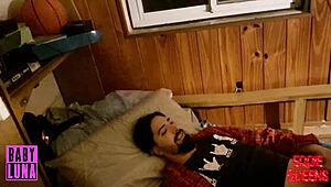 i spot babyluna939 in the abandoned house attic and fuck the homeless dude creampie style