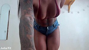 Homemade Latina's Huge Ass Fisted Wide in Gaping Anal Ride to Creampie