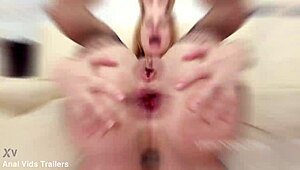 double anal overload on sasha zima balls deep gaping ass to mouth 4 facials