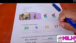 WOW! Sexy Latina Teacher Gives Student Epic Oral Exam Right in School!