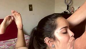 i woke up so horny for sloppy deepthroat on wellington prado's big pink cock ass up ponytail in bed...