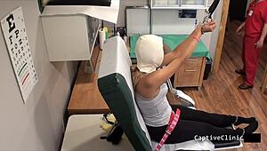 MARIA SCREAMS IN LATEX GLOVES WHILE SPREADING ASS FOR HUMILIATION!