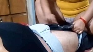 Ex girlfriend visits house for desi indian hardcore fucking with big cock riding