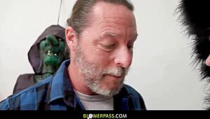 jack, imani's halloween seduction leads straight to your cock down her throat?