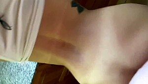 best friend's wife spreads shaved pussy for me again