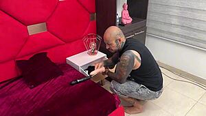 Felipe Skull Gets Aroused Watching Stepsister's Wet Pussy Masturbation Session