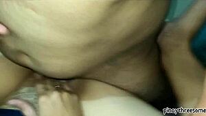 hubby films his cheating wife screaming on boyfriend's cock in wet pussy closeup