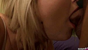 Whoa big clit saggy tits babe tricks step-sis bf into wild cheating ride 😈 home alone!!