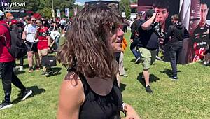 Sexy Italian Exhibitionist Couple Flashes Adventures Episode 4 Imola Camping Outdoors