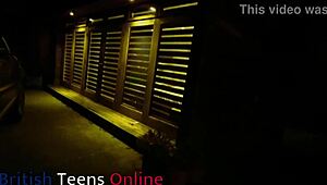 Curvy neighbor teen fingers huge tits and ass in solo exhibition flash