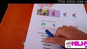 WOW! Sexy Latina Teacher Gives Student Epic Oral Exam Right in School!