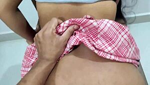 desi bhabhi sneaking devar dick while hubby's gone? hear her hindi moans begging for more!
