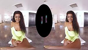 yo amari from vrallure, i love riding my toys pov while playing games, watch my petite ebony body in cowgirl