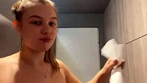Blonde Teen's Monster Cock Deepthroat Slurps in Outdoor Public Sloppiness