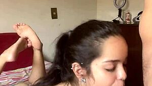 i woke up so horny for sloppy deepthroat on wellington prado's big pink cock ass up ponytail in bed...