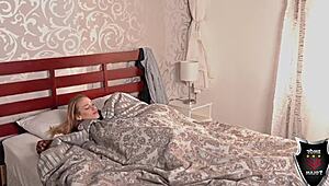libidinous bombshell kasey miller wakes up screaming for rough doggystyle