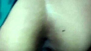 she rides his cock hard with her big ass shaking wildly