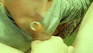 julia porn self-sucks dildo deep then cums right in her mouth 🤯