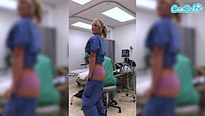 fit nurse milf caught fingering wet pussy now FIRED from hospital