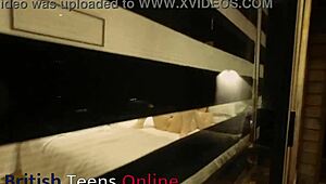 Curvy neighbor teen fingers huge tits and ass in solo exhibition flash