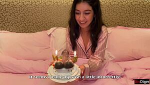 bbc wish denied white dick delivers birthday cum swallow