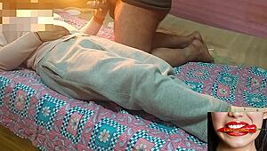 delhi milf gets erotic massage from school teacher leading to big cock handjob blowjob and orgasm