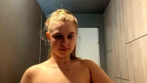 Blonde Teen's Monster Cock Deepthroat Slurps in Outdoor Public Sloppiness
