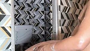 why rush when mature housewife deepthroats in bathroom before cum in mouth?
