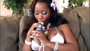 lori alexia fingers her ebony whore ass in stockings
