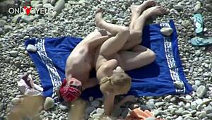 juicy tanned beach girl's fat ass doggystyled public voyeur creampie 🍑💦🌴