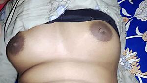 horny stepsister sneaks into stepbrother's bed for tight pussy pounding