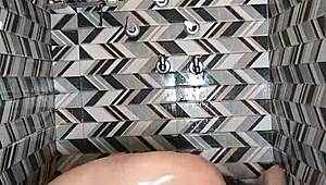 why rush when mature housewife deepthroats in bathroom before cum in mouth?