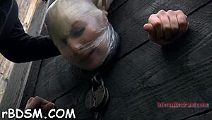 imagine her chained tight in shackles for that rough bdsm pounding