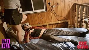 i spot babyluna939 in the abandoned house attic and fuck the homeless dude creampie style