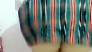 schoolgirl's juicy ass soaks panties from orgasm after school voyeur video