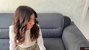 want me to fuck your tight student holes while teaching speech therapy skills?? anal cum on glasses included