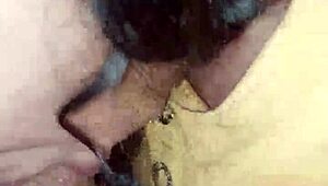 Latina Homemade Deepthroat Blowjob Makes Him Creampie Her Big Ass