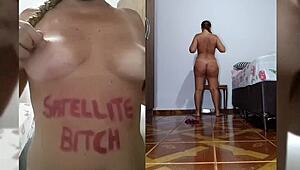 Red Lingerie Panties Sweater Striptease Full Video