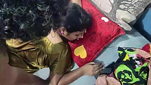 indian village couple licks ass foreplay then hardcore fucks girlfriend style on ranch